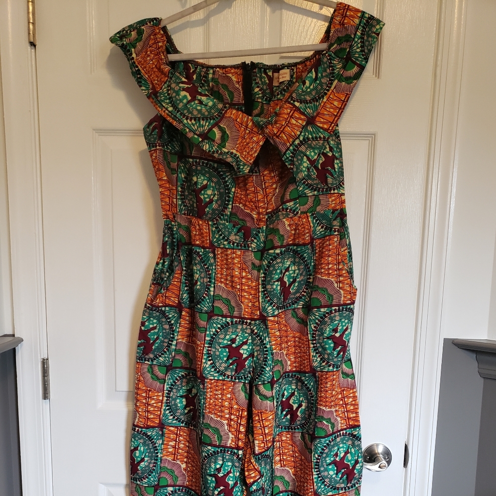 African Print Jumpsuit